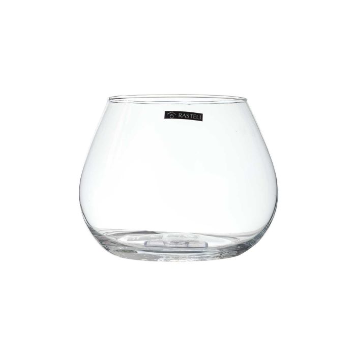 Ваза скляна "Convexa" d19xH15cm, Rasteli
