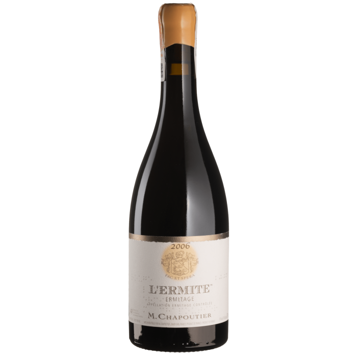 Вино Chapoutier Ermitage L'Ermite Rouge / Ермітаж Ель Ірміте Руж 2006, червоне сухе, 0.75 л Вино Chapoutier Ermitage L'Ermite Rouge / Ермітаж Ель Ірміте Руж 2006, червоне сухе, 0.75 л