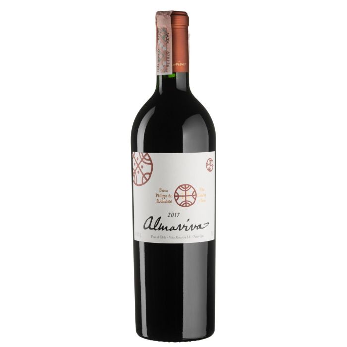 Вино Rothshild & Concha y Toro Almaviva / Альмавіва 2017, червоне сухе, 0.75 л