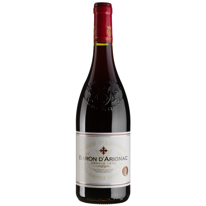 Вино Baron d'Arignac Rouge Dry / Руж, червоне сухе, 0.75 л
