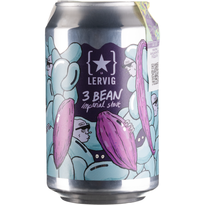 Пиво Lervig 3 Bean Stout, 0.33 л