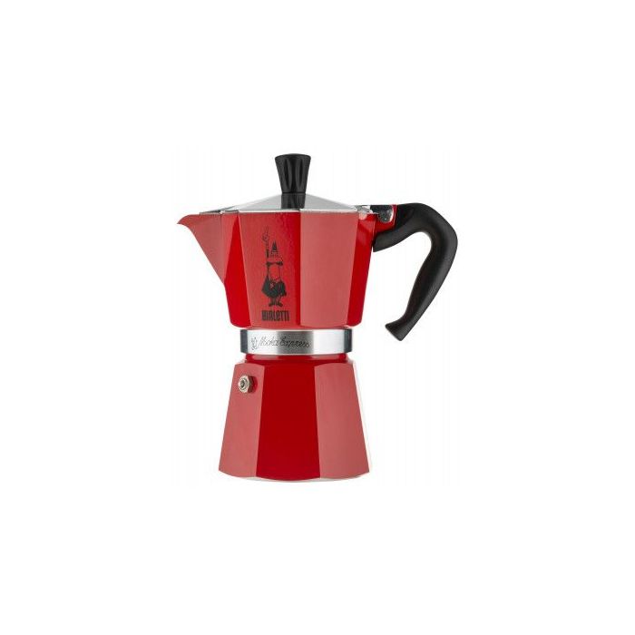 Кавоварка гейзерна на 6 чашок червона, Bialetti