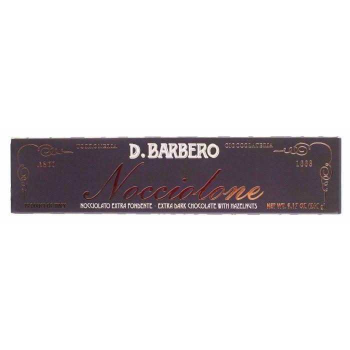 Шоколад темний з фундуком 260г, D.Barbero