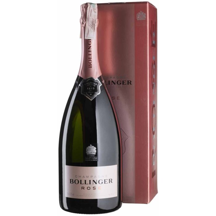 Шампанське Champagne Bollinger Rose, gift box / Розе, подарункова коробка, рожеве, 1.5 л