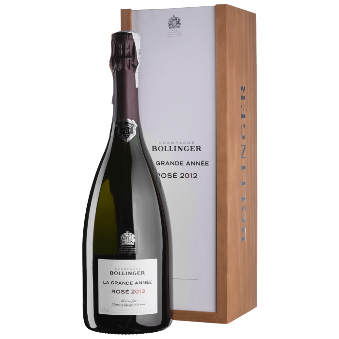 Шампанське Champagne Bollinger La Grande Annee Rose, gift box / Ля Гранд Анне Розе, подарункова коробка, рожеве, 0.75 л