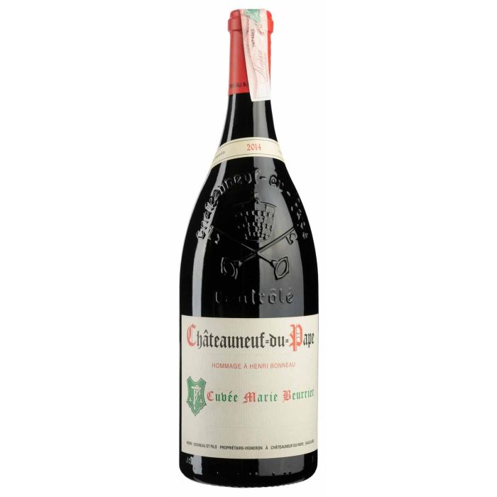 Вино Henri Bonneau_dupQm65 Chateauneuf-du-Pape Cuvee Marie Beurrier / Шатоньоф-дю-Пап Кюве Марі Бьор’є 2014, червоне сухе, 1.5 л Вино Henri Bonneau_dupQm65 Chateauneuf-du-Pape Cuvee Marie Beurrier / Шатоньоф-дю-Пап Кюве Марі Бьор’є 2014, червоне сухе, 1.5 л