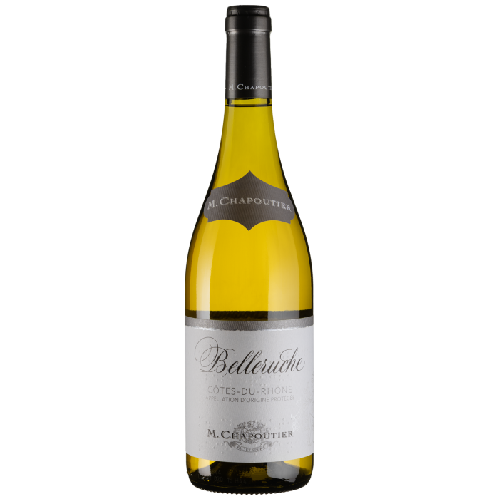 Вино Chapoutier Cotes du Rhone Belleruche Blanc / Кот дю Рон Беллеруш Блан, біле сухе, 0.75 л