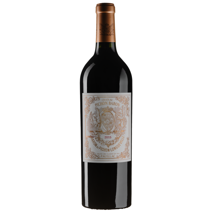 Вино Chateau Pichon-Longueville-Baron Chateau Pichon-Longueville-Baron / Шато Пішон Лонгвіль Барон 2015, червоне сухе, 0.75 л