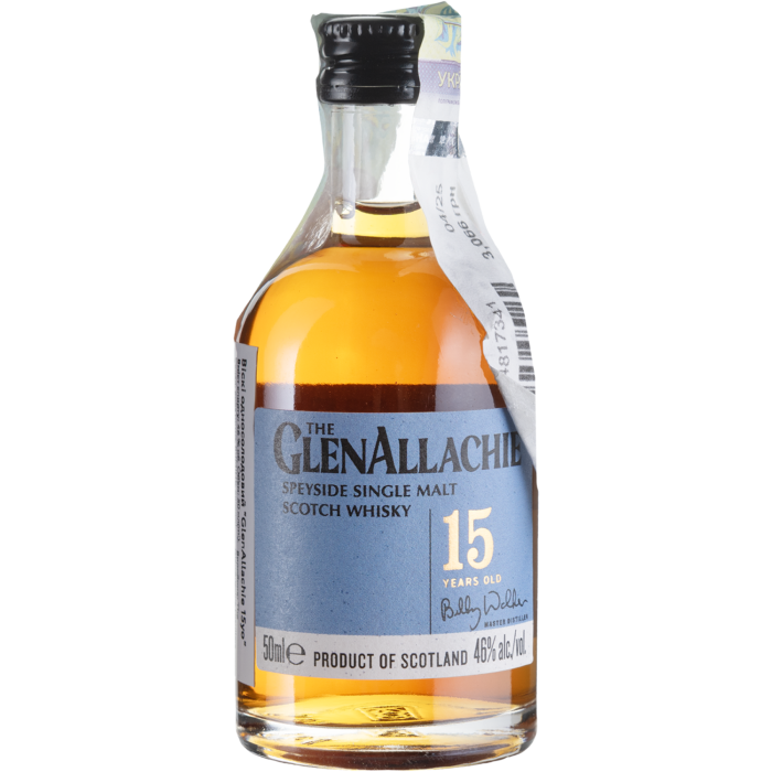 Віскі GlenAllachie 15yo, 0.05 л