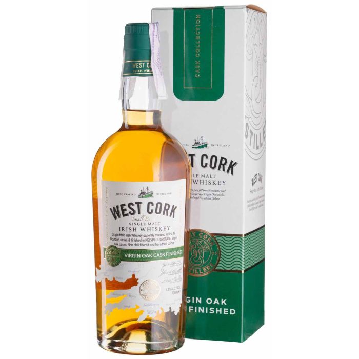 Віскі West Cork Small Batch Virgin Cask, gift box, 0.7 л