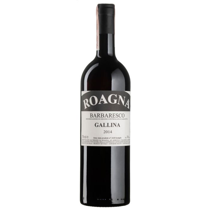 Вино Roagna Barbaresco Gallina / Барбареско Галліна 2014, червоне сухе, 0.75 л