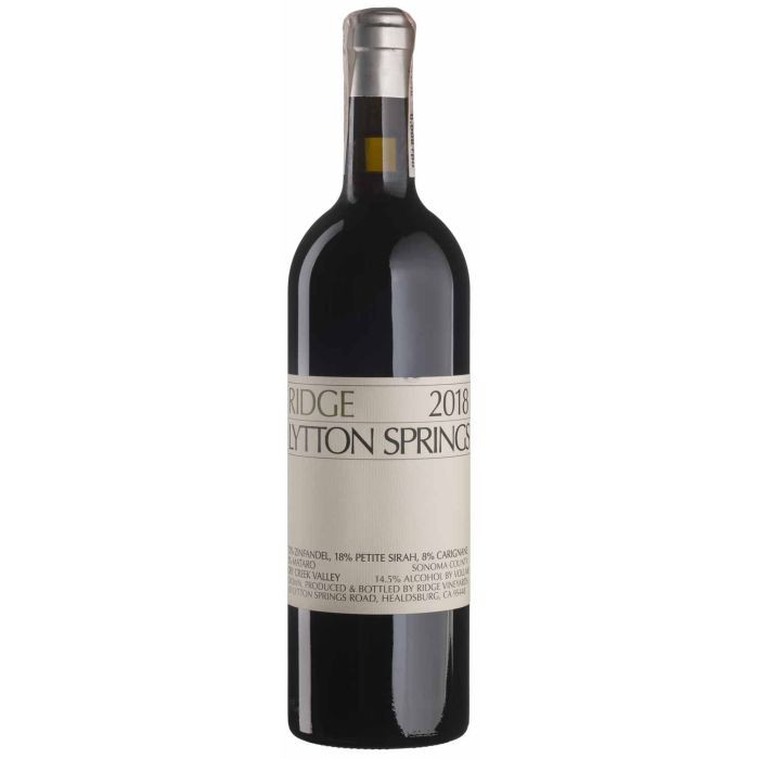 Вино Ridge Vineyards California Lytton Springs / Каліфорнія Літтон Спрінгс 2018, червоне сухе, 0.75 л