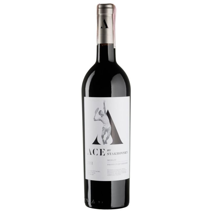Вино Stakhovsky Wines Мерло Асе / Мерло Асе, червоне сухе, 0.75 л Вино Stakhovsky Wines Мерло Асе / Мерло Асе, червоне сухе, 0.75 л