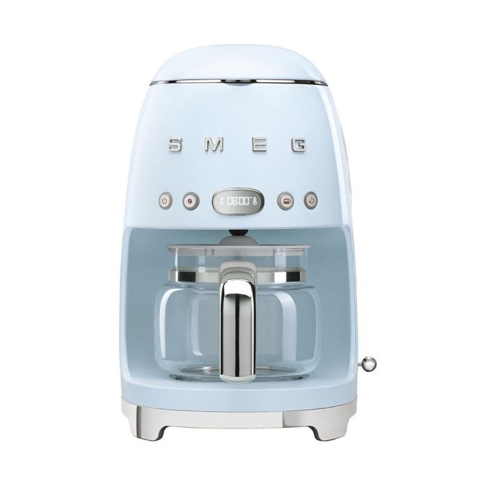 Кавоварка крапельна пастельно-блакитна стиль 50х, SMEG