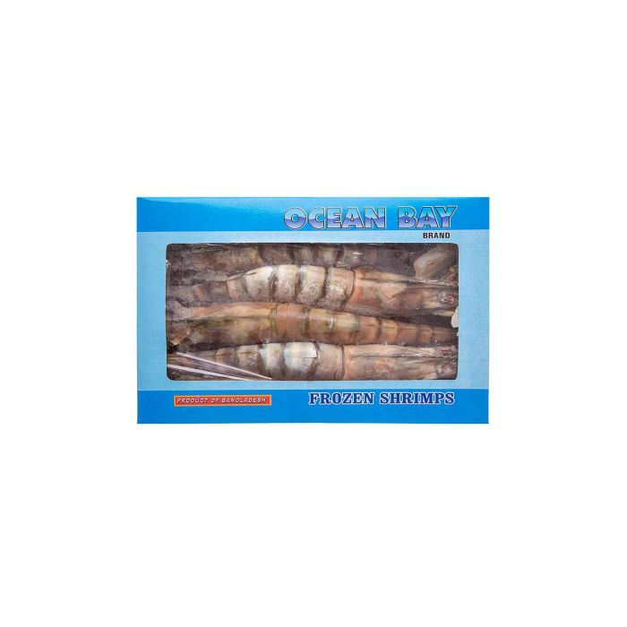 Тигрові чорні креветки морожені HOSO 4/6, Ocean Bay