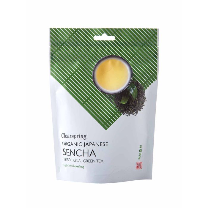 Чай зелений Сенча органічний 90г, Clearspring