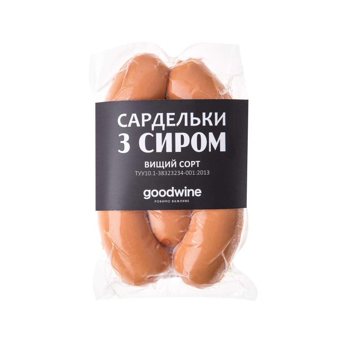 Сардельки з сиром вищого сорту
