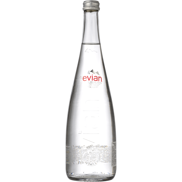 Вода мінеральна негазована Evian 0,75 (скло)
