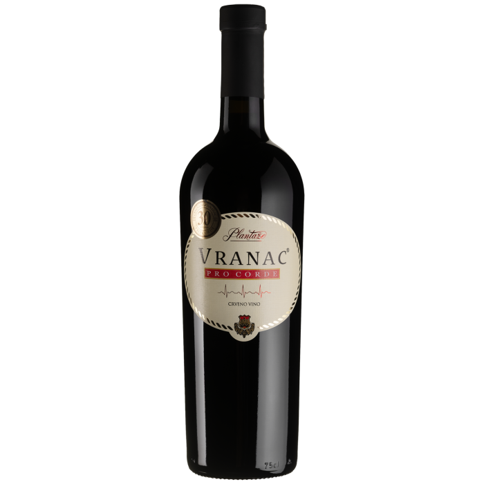 Вино Plantaze Vranac Pro Corde / Vranac Pro Corde, червоне сухе, 0.75 л