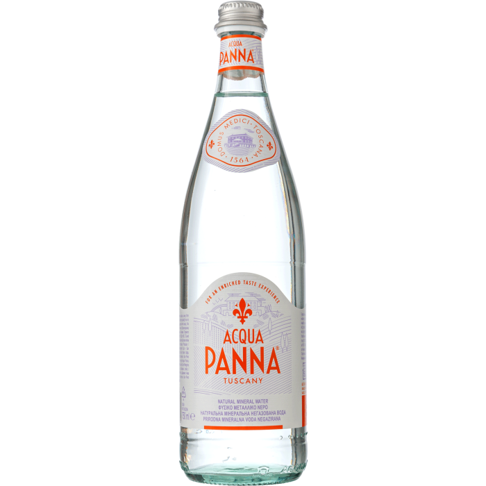 Вода мінеральна негазована Acqua Panna 0,750л (Італія)
