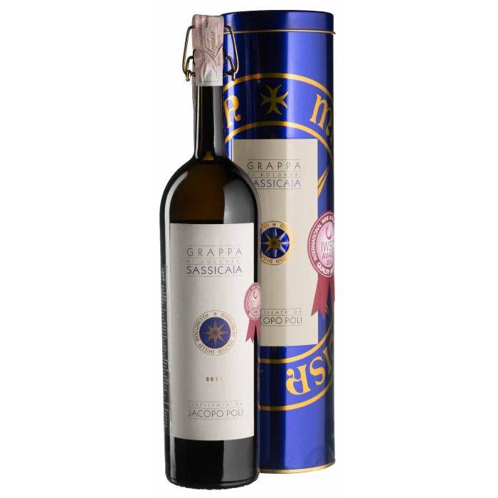 Граппа Sassicaia, tube, 0.5 л