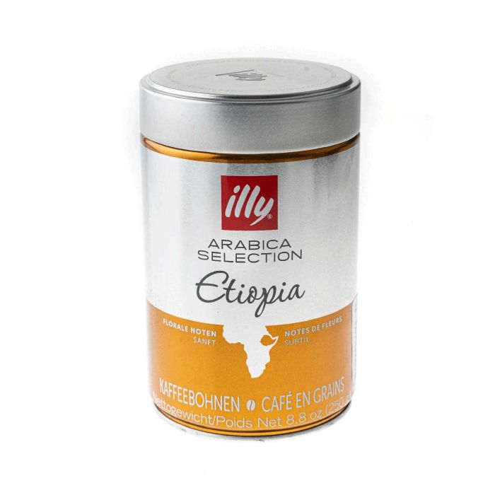 Кава Арабіка Ефіопія 100% в зернах 250г, Illy (Італія)
