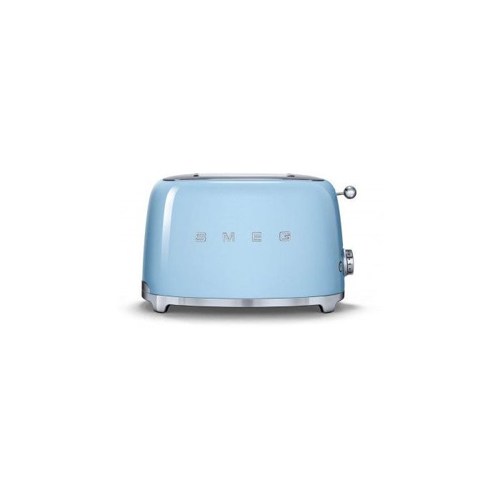 Тостер електричний на 2 тости пастельно-блакитний, SMEG