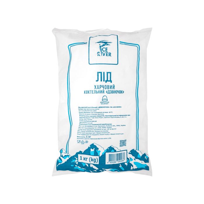 Харчовий лід Коктейльний 1кг Харчовий лід Коктейльний 1кг