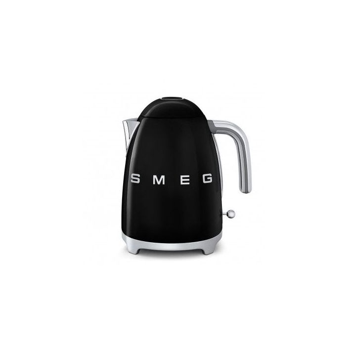 Чайник електричний чорний 3D logo, SMEG
