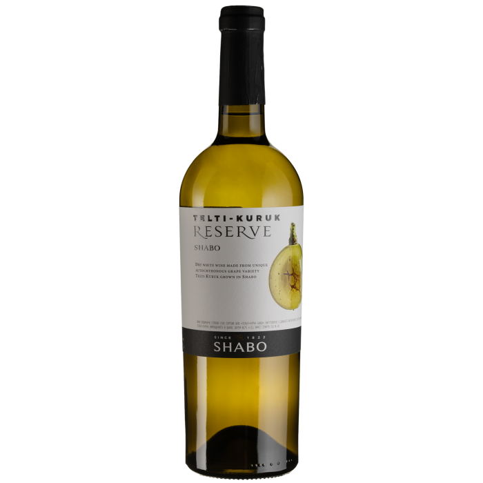 Вино Shabo Тельти-Курук Reserve / Тельті-Курук Резерв, біле сухе, 0.75 л