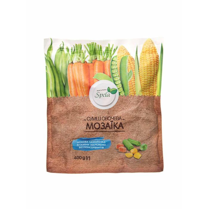 Мозаїка овочева 400г, Spela