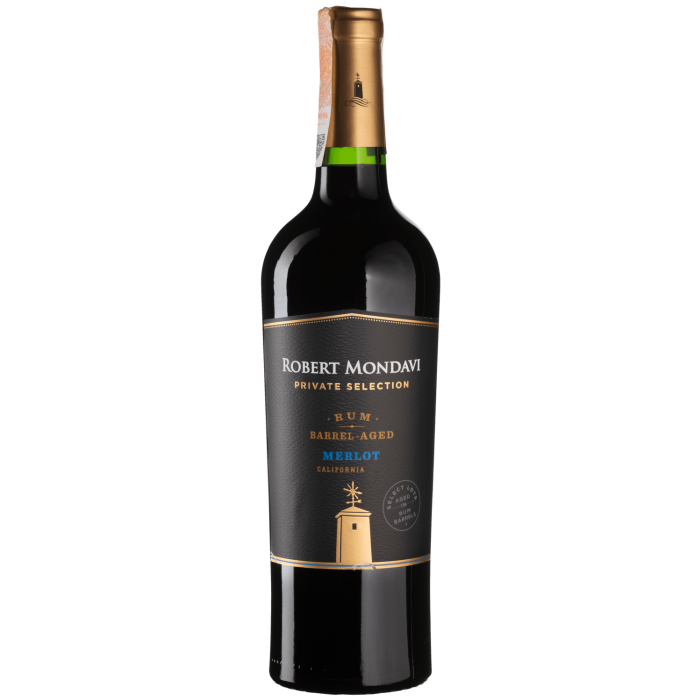 Вино Robert Mondavi Rum Barrel Aged Merlot / Ром Барел Ейджед Мерло, червоне сухе, 0.75 л
