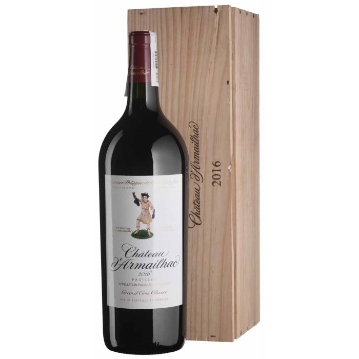 Вино Baron Philippe de Rothschild Chateau d'Armailhac / Шато д'Армайак 2016, червоне сухе, 1.5 л