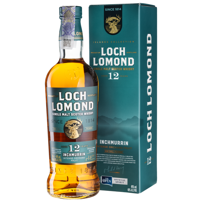 Віскі Loch Lomond 12yo Inchmurrin, gift box, 0.7 л