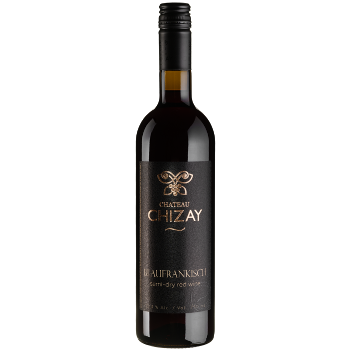 Вино Chateau Chizay Блауфранкіш / Блауфранкіш, червоне напівсухе, 0.75 л