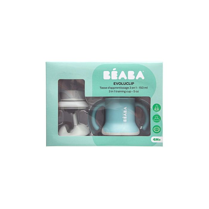 Поїльник Ellipse 3в1 Evoluclip Training Cup airy New, Beaba