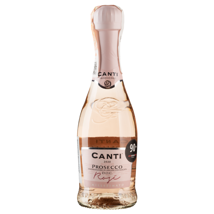 Ігристе Canti Prosecco Millesimato Rose / Просекко Міллєзімато Розе, рожеве, 0.2 л Ігристе Canti Prosecco Millesimato Rose / Просекко Міллєзімато Розе, рожеве, 0.2 л