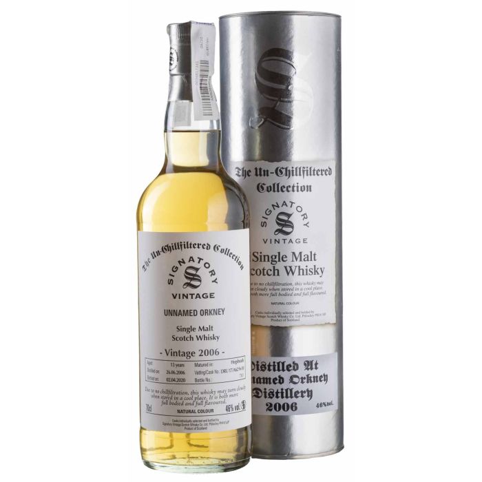 Віскі Signatory Unnamed Orkney, Tube, 0.7 л