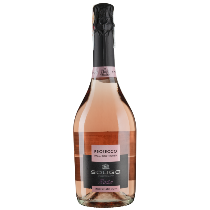 Ігристе Soligo Prosecco Treviso Millessimato Rose / Просекко Тревізо Міллєзімато Розе, рожеве, 0.75 л Ігристе Soligo Prosecco Treviso Millessimato Rose / Просекко Тревізо Міллєзімато Розе, рожеве, 0.75 л