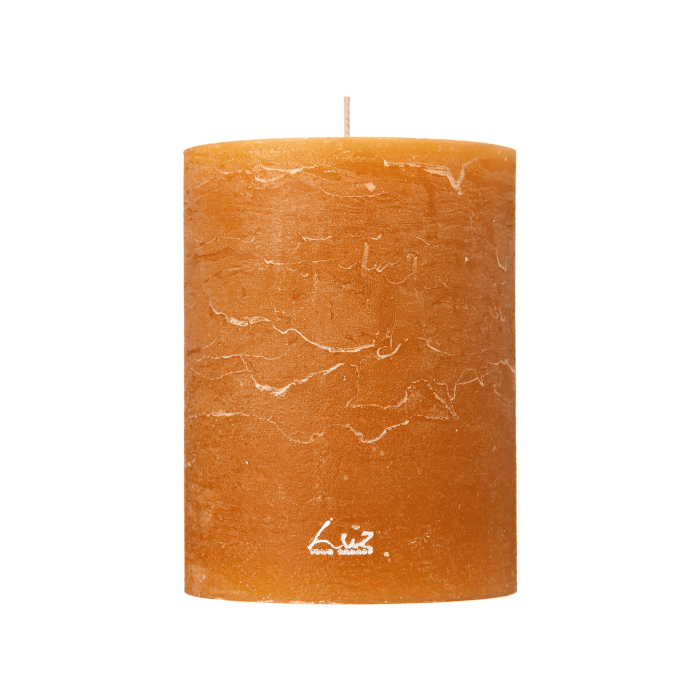 Свічка медового кольору 10x13см 520-57 Luz Your Senses, Rasteli