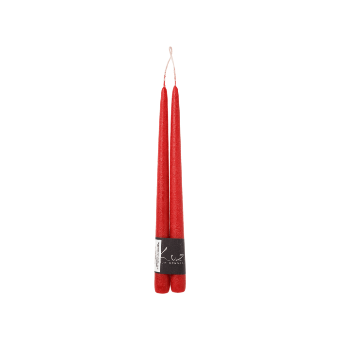 Свічка столова червона 2,2x30см 305-22 (2шт в уп) Luz Your Senses, Rasteli Свічка столова червона 2,2x30см 305-22 (2шт в уп) Luz Your Senses, Rasteli
