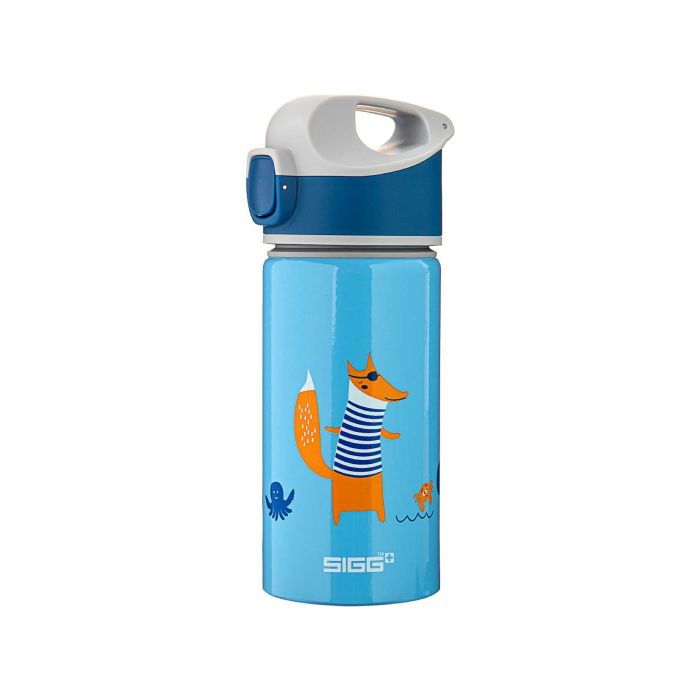Пляшка дитяча для напоїв Fox блакитна 400мл, Sigg