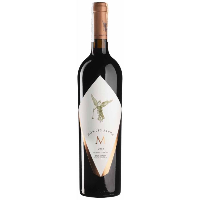 Вино Montes Alpha M / Монтес Альфа М 2018, червоне сухе, 0.75 л