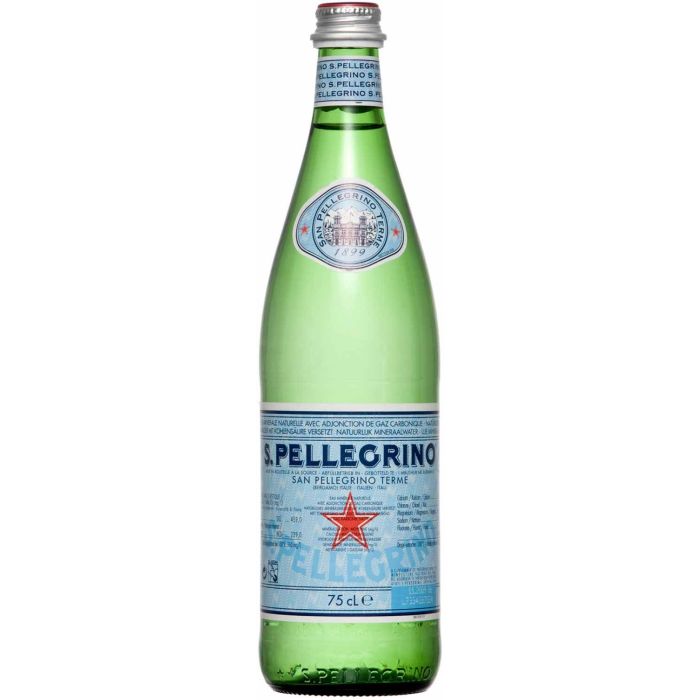 Вода мінеральна газована S.Pellegrino 0,750л (Італія)