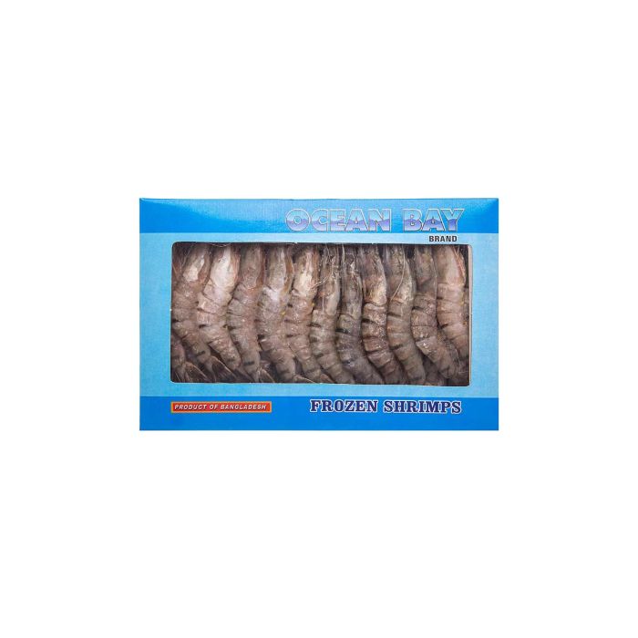 Тигрові чорні креветки морожені HOSO 31/40, Ocean Bay