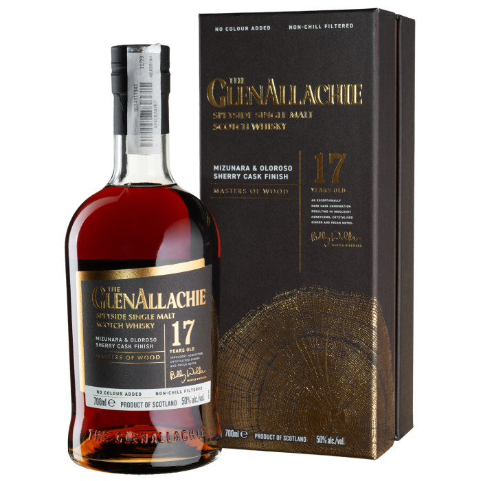 Віскі Glenallachie 17yo Mizunara & Oloroso Cask Finish, gift box, 0.7 л