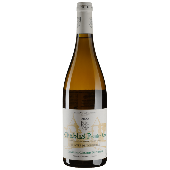 Вино Gerard Duplessis Chablis 1er Cru Montee de Tonnerre / Шаблі Прем'єр Крю Мон де Тонер 2022, біле сухе, 0.75 л