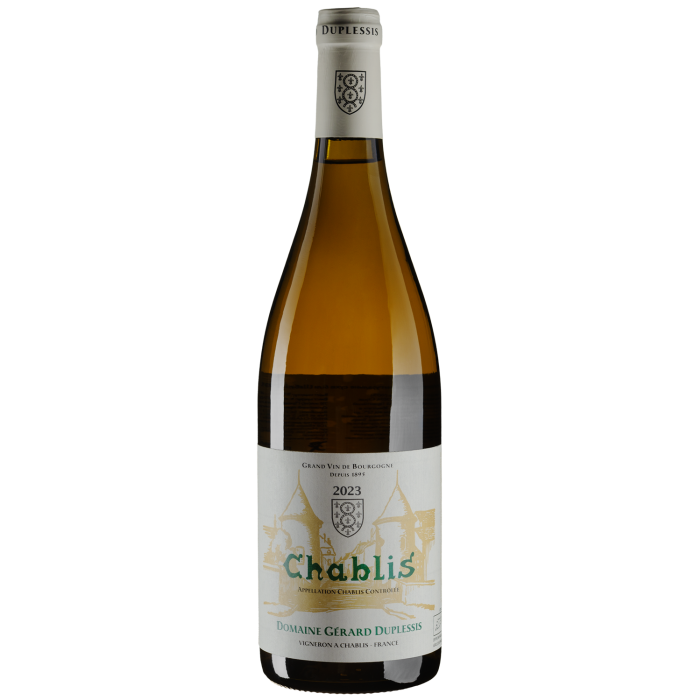 Вино Gerard Duplessis Chablis / Шаблі 2023, біле сухе, 0.75 л