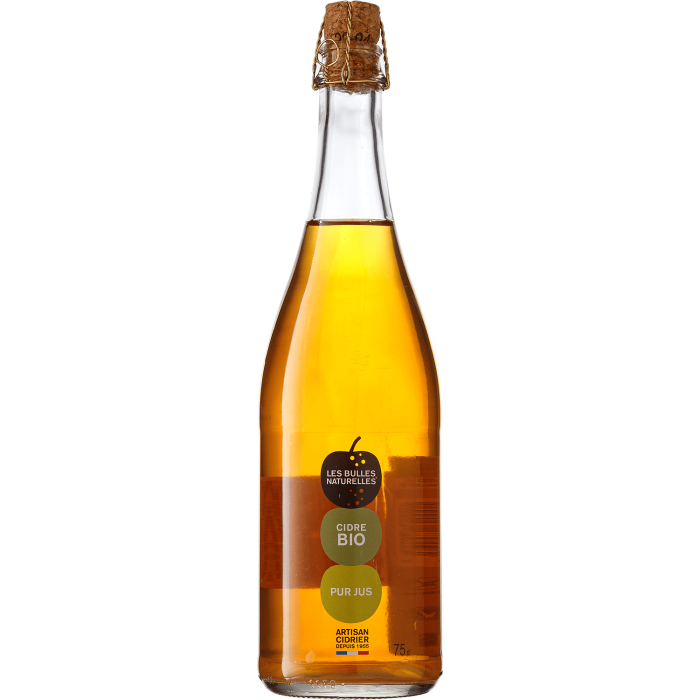 Сидр Les Bulles Natuelles Cidre Artisanal Organic, 0.75 л