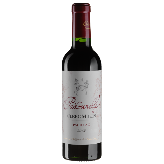 Вино Chateau Clerc Milon Pastourelle de Clerc Milon / Пастурель де Клерк Мілон 2012, червоне сухе, 0.375 л Вино Chateau Clerc Milon Pastourelle de Clerc Milon / Пастурель де Клерк Мілон 2012, червоне сухе, 0.375 л